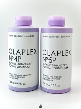 Olaplex | No 4P + No 5P Blonde Enhancer Toning Shampoo/Conditioner Set [8.5 oz]